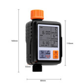 LCD képernyő elektronikus automatikus vízidőzítő locsoló vezérlő kültéri kerti időzítő automatikus öntözőberendezés öntözőeszközök