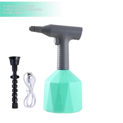 1000 ml-es elektromos permetező palack, automata növényi öntözőpalack USB újratölthető elektromos permetezők kerti öntöző öntözőeszköz