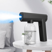 300 ml dezinfectare Blue Light Nanos Steam Guns Îngrijirea părului Pulverizator de mână cu aerosoli ultra fin Pulverizator cu declanșare pentru ceață de apă