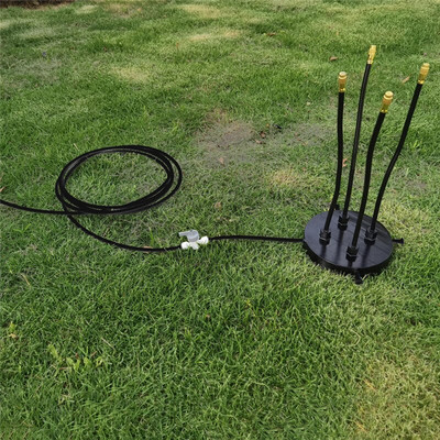 Álló spray-hűtőrendszer udvari hűtéshez, kerti növények öntözéséhez, kisállatok hűtéséhez, játszó gyerekekhez