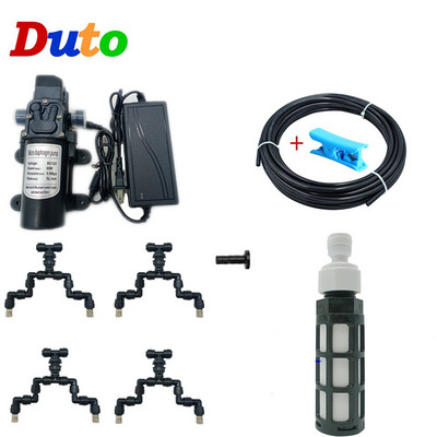 Reptile Fogger Mist Sprinkler Rainforest Tank 360 Reglabil Acvariu Acvatic Pet Sistem de răcire Un cap la patru capete