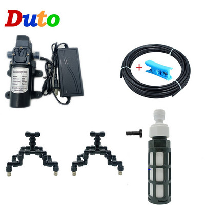 Reptile Fogger Mist Sprinkler Rainforest Tank 360 Reglabil Acvariu Acvatic Pet Sistem de răcire Un cap la patru capete