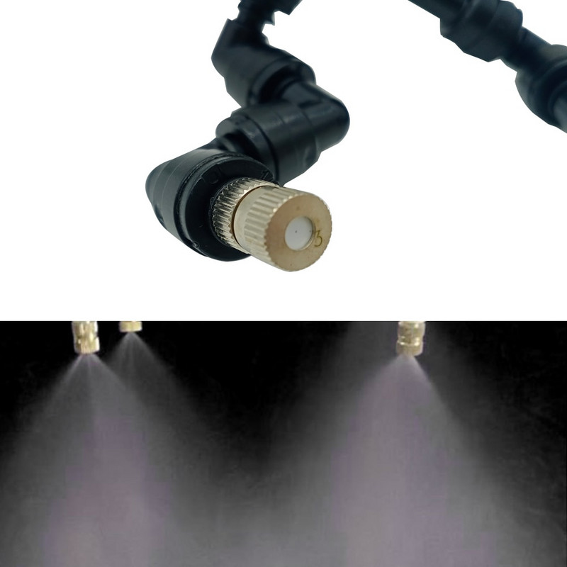 Reptile Fogger Mist Sprinkler Rainforest Tank 360 Reglabil Acvariu Acvatic Pet Sistem de răcire Un cap la patru capete