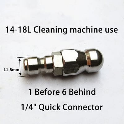 Duză de curățare a țevilor Mașină de spălat cu presiune Duză pentru furtun de scurgere Duză pentru curățarea canalizării Duză pentru aprovizionare pentru grădină.