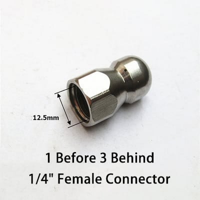 Duză de curățare a țevilor Mașină de spălat cu presiune Duză pentru furtun de scurgere Duză pentru curățarea canalizării Duză pentru aprovizionare pentru grădină.