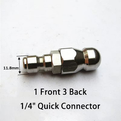 Duză de curățare a țevilor Mașină de spălat cu presiune Duză pentru furtun de scurgere Duză pentru curățarea canalizării Duză pentru aprovizionare pentru grădină.