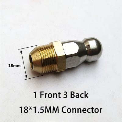 Duză de curățare a țevilor Mașină de spălat cu presiune Duză pentru furtun de scurgere Duză pentru curățarea canalizării Duză pentru aprovizionare pentru grădină.