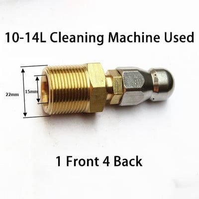 Duză de curățare a țevilor Mașină de spălat cu presiune Duză pentru furtun de scurgere Duză pentru curățarea canalizării Duză pentru aprovizionare pentru grădină.