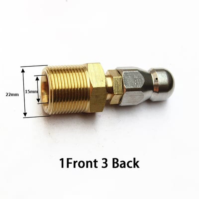 Duză de curățare a țevilor Mașină de spălat cu presiune Duză pentru furtun de scurgere Duză pentru curățarea canalizării Duză pentru aprovizionare pentru grădină.