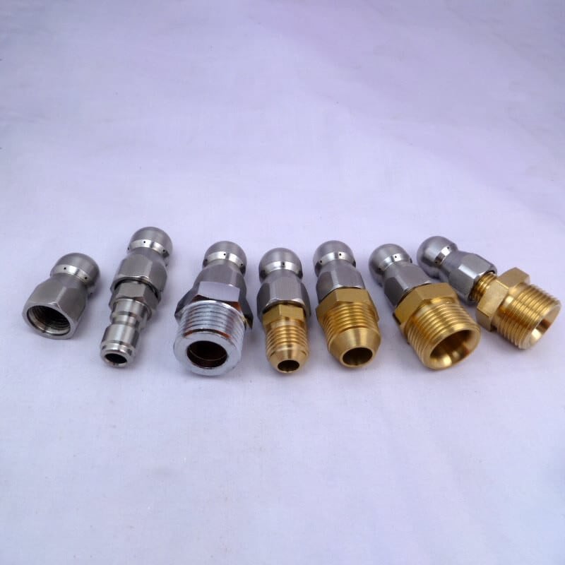 Duză de curățare a țevilor Mașină de spălat cu presiune Duză pentru furtun de scurgere Duză pentru curățarea canalizării Duză pentru aprovizionare pentru grădină.