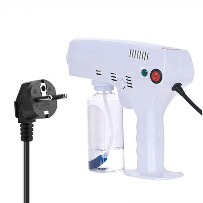 AC 110-240V 260ML Blue Ray Fogger Mașină Blue Light Nano Steam Spray Gun 1200W Air Purifică Aerosoli Apa Pulverizator declanșator