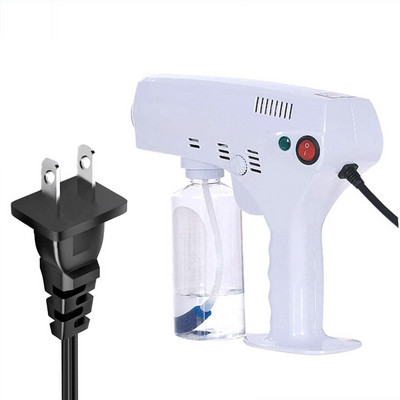 AC 110-240V 260ML Blue Ray Fogger Mașină Blue Light Nano Steam Spray Gun 1200W Air Purifică Aerosoli Apa Pulverizator declanșator