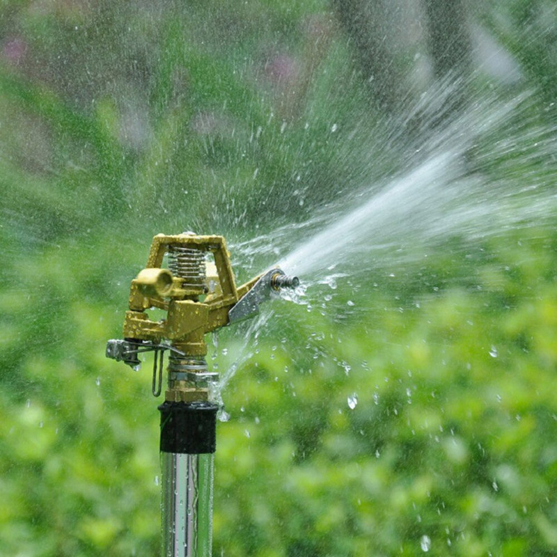 1 set de inserție la sol din oțel inoxidabil Trepied pulverizator de zinc Stropitor de udare Apa gazon Kituri de irigare a grădinii Accesorii de grădină