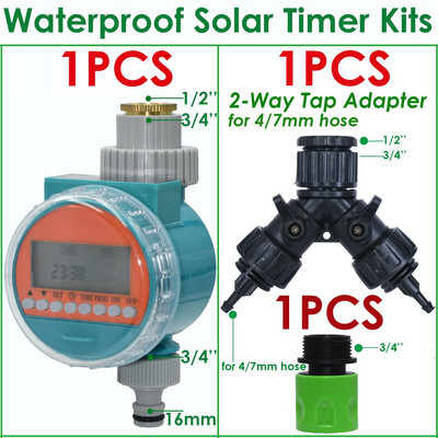 KESLA Irigare Impermeabil Temporizator de apă Solar LCD Seră Sistem electronic de control de udare irigator de grădină automat