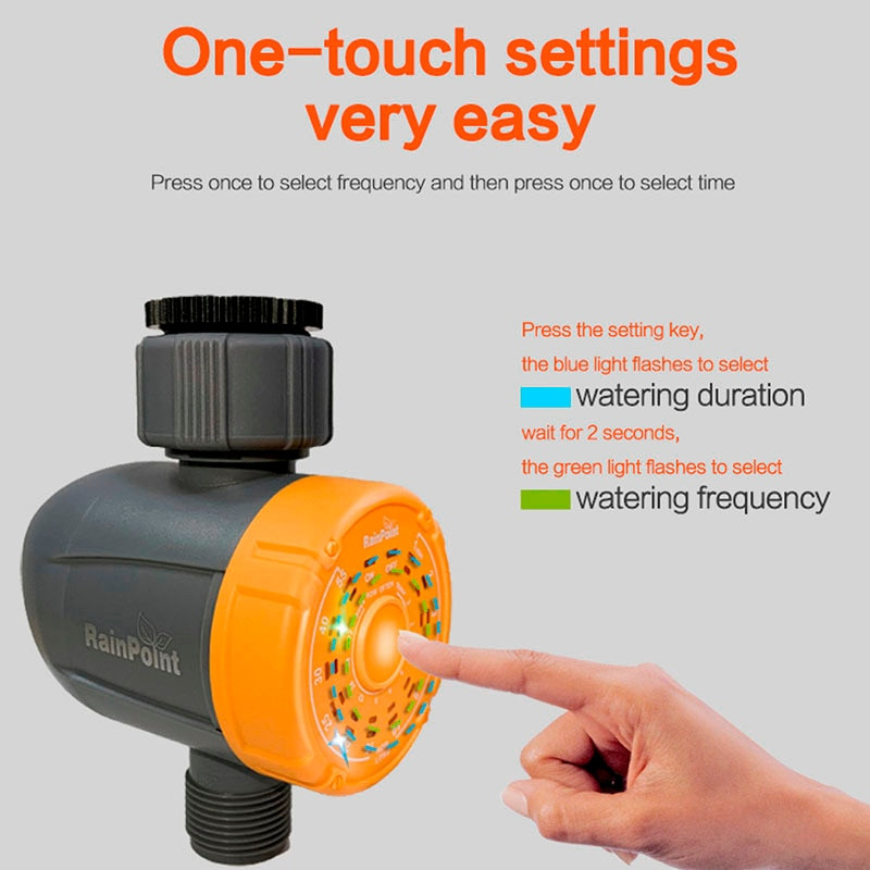 NAUJAS ATLIEKAMAS Sodo laistymo laikmatis Automatinis elektroninis vandens laikmatis Namų sodo vieno klavišo rinkinys Laistymo sistemos laikmačio valdiklis