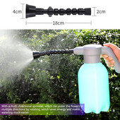 2 literes kerti permetezőszerszám Automata növényi locsolókanna palack kerti permetező palack USB kerti öntözőgép elektromos ködképző