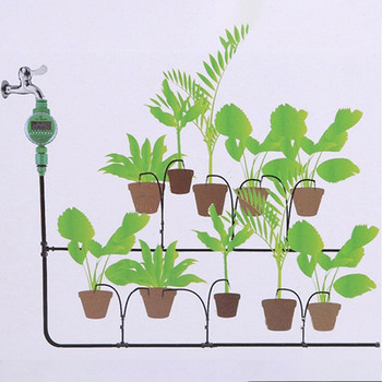 Автоматичен електронен LCD дисплей Домашен електромагнитен клапан Таймер за вода Домашна градина Таймер за поливане на растения Система за управление на напояване