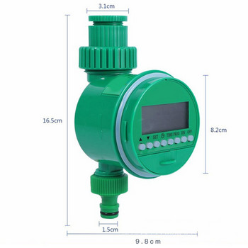 Автоматичен електронен LCD дисплей Домашен електромагнитен клапан Таймер за вода Домашна градина Таймер за поливане на растения Система за управление на напояване