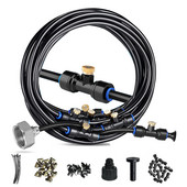 Răcire în aer liber Sistem de aburire pentru terasa Ventilator de răcire Apă Ceață Gardenhouse Spray Sistem de aburire cu ceață fierbinte