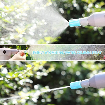 2L Ηλεκτρικό αυτόματο μπουκάλι ψεκασμού νερού κήπου υψηλής πίεσης Ψεκαστήρας μπαταρίας 360 μοιρών Σωλήνας ποτίσματος Φόρτιση USB