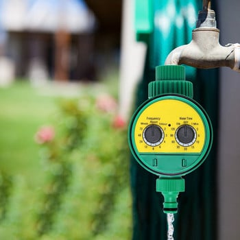 Автоматичен таймер за поливане на градината Електронен контролер за напояване със сферичен кран за градина Таймер за вода за напоителна система за напояване на градината