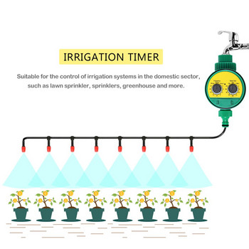 Автоматичен таймер за поливане на градината Електронен контролер за напояване със сферичен кран за градина Таймер за вода за напоителна система за напояване на градината
