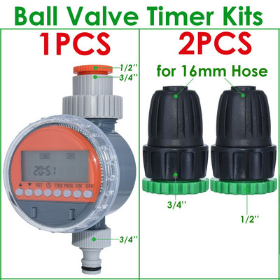 KESLA automatinis LCD ekrano rutulinis vožtuvas vandens laikmatis Elektroninis laistymo laistymo valdiklis namų sodo laistymui