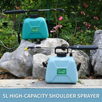 2022 Garden Shoulder Electric Sprayer 5L Rechargeable Garden Sprayer Garden Tools Thickened Backpack Agricultural Sprayer