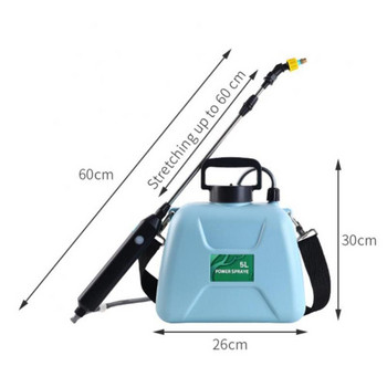 2022 Garden Shoulder Electric Sprayer 5L Rechargeable Garden Sprayer Garden Tools Thickened Backpack Agricultural Sprayer