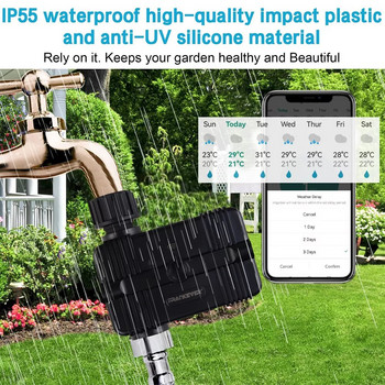 FrogbRo Интелигентен таймер за поливане на градина Автоматичен контролер за капково напояване Интелигентен воден клапан Градинска автоматична система за поливане