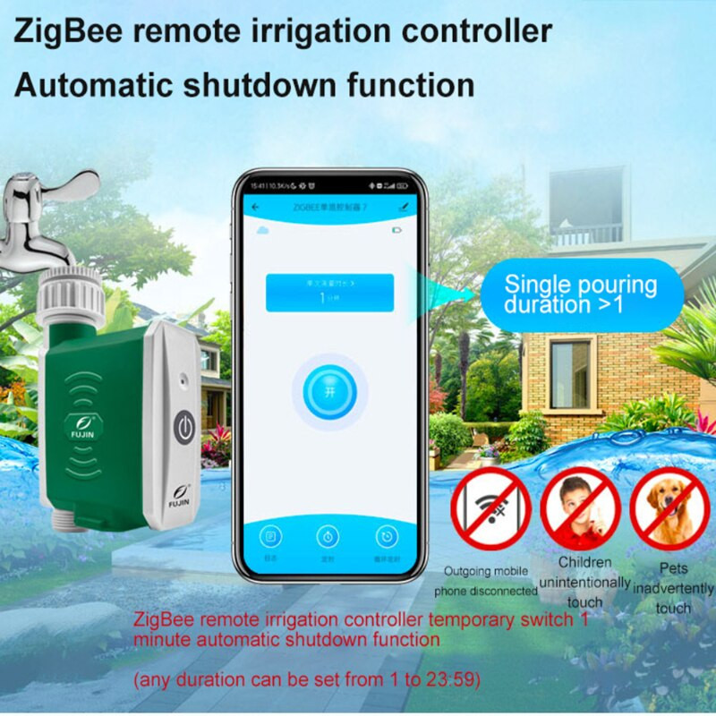 ZigBee Smart Watering Drip Irrigation System Tuya WIFI Watering Controller Need Hub Light Senzor temperature i vlažnosti tla