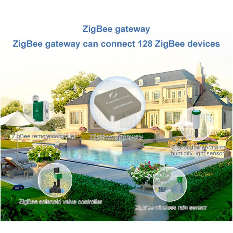 ZigBee Smart Watering Drip Irrigation System Tuya WIFI Watering Controller Need Hub Light Senzor temperature i vlažnosti tla