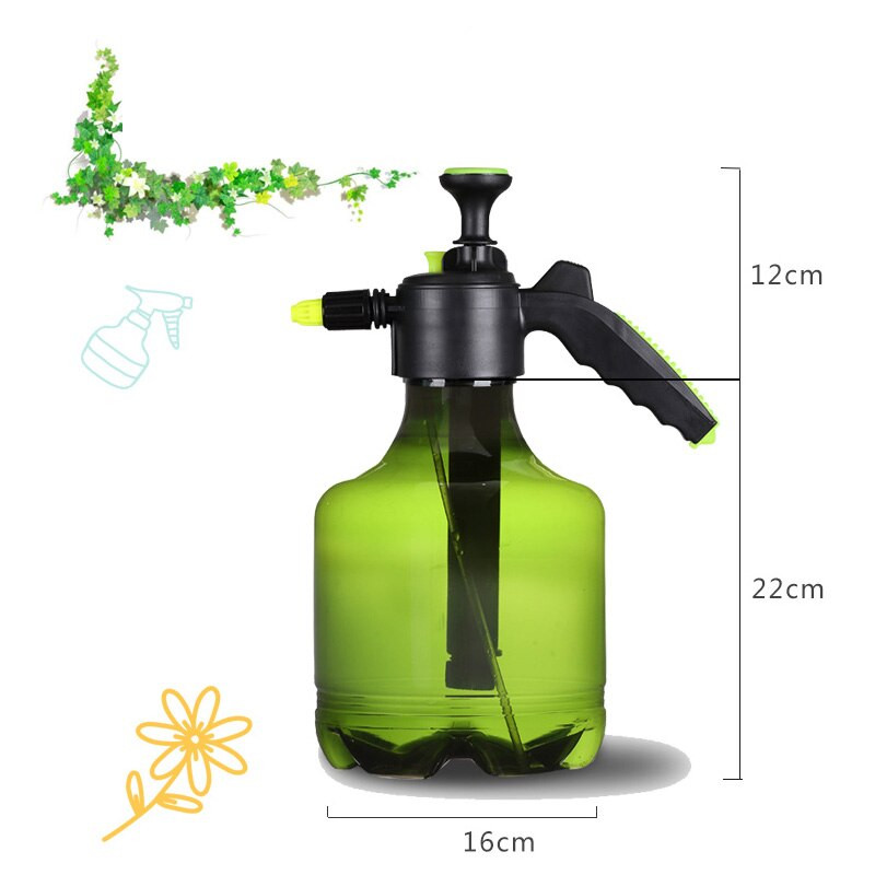 Nou 1.5L/3L Pulverizator cu declanșare a presiunii manuale Sticlă cu pulverizator de grădină pentru irigare a plantelor Adapat pulverizator duză reglabilă He