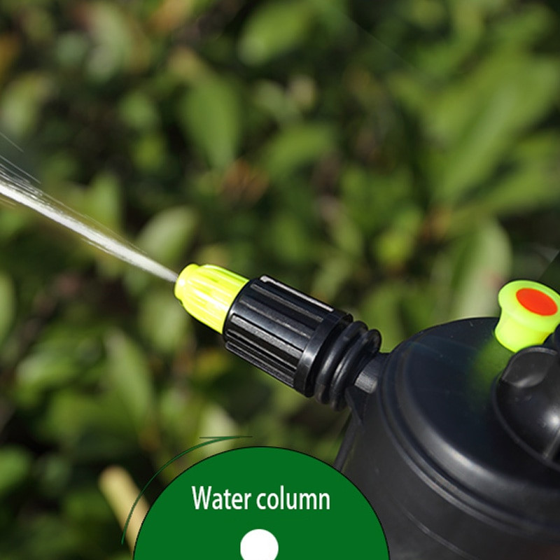 Nou 1.5L/3L Pulverizator cu declanșare a presiunii manuale Sticlă cu pulverizator de grădină pentru irigare a plantelor Adapat pulverizator duză reglabilă He