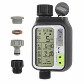 Temporizator de apă pentru irigare automată de grădină cu senzor de ploaie în aer liber 3 programe separate Controler de irigare Sistem de udare