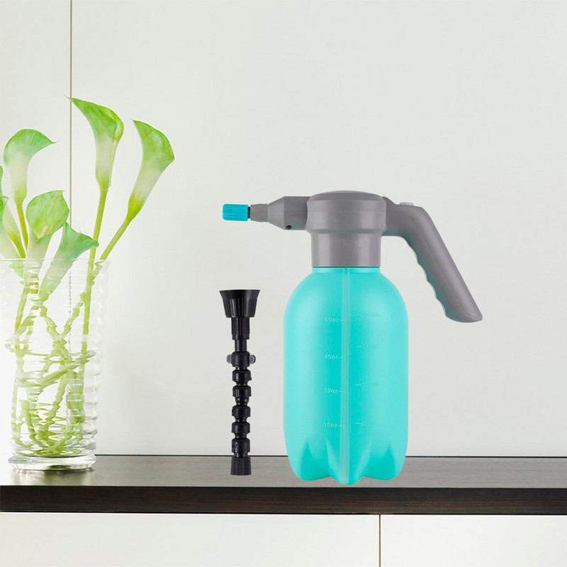 2 literes elektromos szórópalack, USB újratölthető automata öntözőkanna háztartási permetező állítható fúvókával Plant Mister