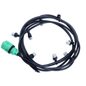 Kültéri permetező hűtőrendszer ködpermetező fúvóka növény öntözővíz-moster fúvókák készlet kerti kellékek öntözőszerszáma