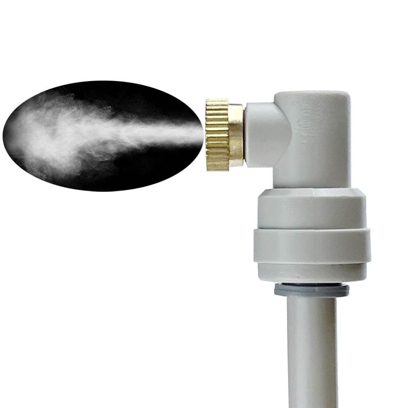 Atomizor de apă de grădină Pulverizator cu sistem de aburire în aer liber Nebulizator pentru vară de răcire irigare cu apă Mister Line 6-18M