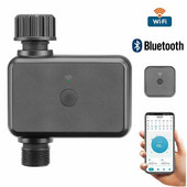Kerti intelligens vízidőzítő Wi-Fi és Bluetooth vezérléssel 15 különálló öntözőprogram Smart Water Valve