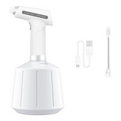 1,5 l elektrinis laistytuvas, įkraunamas alternatyvus siurblio purkštuvas su reguliuojamu vandens rūko antgaliu augalams, sodui