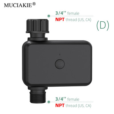 Compatibil WiFi Compatibil Bluetooth Compatibil Smart Garden Water Timer Controler automat pentru supapă de irigare pentru sistemul de stropire Actualizat