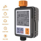 Automatinis programuojamas skaitmeninis vandens laikmatis 3 colių didelio ekrano IP65 atsparus vandeniui sodo vejos laistymo sistemos drėkinimo valdiklis