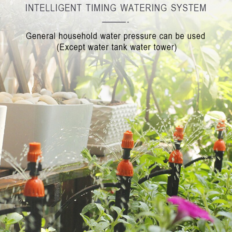 Controler de irigare a apei de grădină Temporizator de udare cu ecran HD de 3,5 inchi Controller de sistem de irigare cu senzor automat de ploaie pentru casă inteligentă