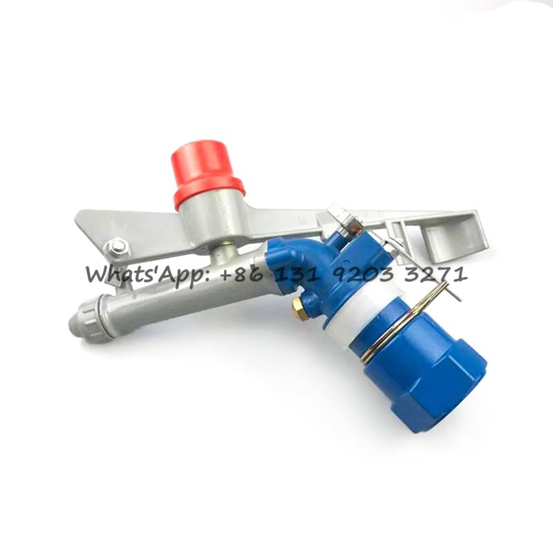 1/1,5/2/2,5 hüvelykes nagy sprinkler esőpermetező fúvóka ütős öntözőpisztoly mezőgazdasági kerti öntözéshez