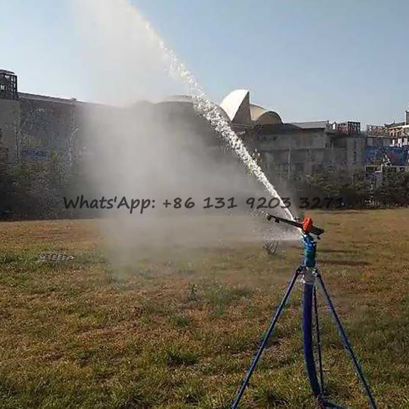 1/1,5/2/2,5 hüvelykes nagy sprinkler esőpermetező fúvóka ütős öntözőpisztoly mezőgazdasági kerti öntözéshez