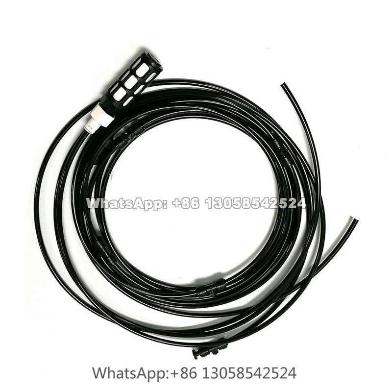 Sistem de aburire a apei de 15 m, sistem de racire cu aburire de joasa presiune pentru gradina in aer liber, kit de apa Sistem de irigare a plantelor