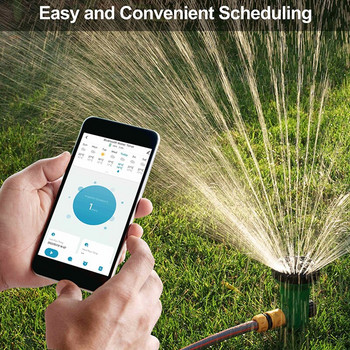 Tuya Smart Hose Faucet Watering Timer, με Wi-Fi Hub, Συμβατό με Alexa, Smart Life