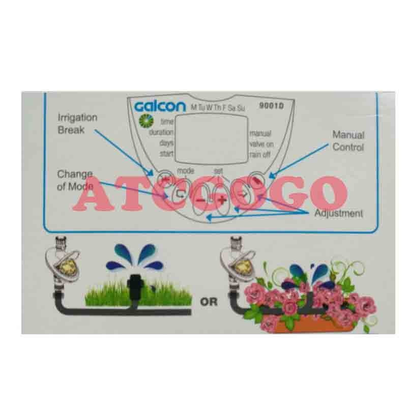 Sodo elektroninis vandens laikmatis Vieno išleidimo žarnos maišytuvo laikmatis