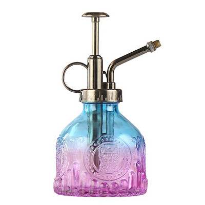 Skandinaviško stiliaus stiklinis laistymo butelis Vintage vandens skardinės Sultingi augalai Spalvoti Sodininkystė Purškimo Butelis Laistymo Puodas Sodo įrankis