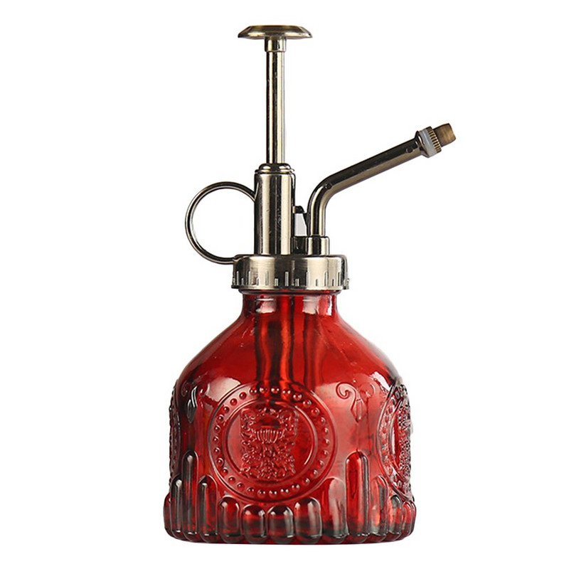 Skandinaviško stiliaus stiklinis laistymo butelis Vintage vandens skardinės Sultingi augalai Spalvoti Sodininkystė Purškimo Butelis Laistymo Puodas Sodo įrankis